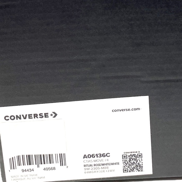 Converse Chuck Taylor Move Platform Sneakers Ritual Rose Hi Canvas Women A06136C - Picture 9 of 10